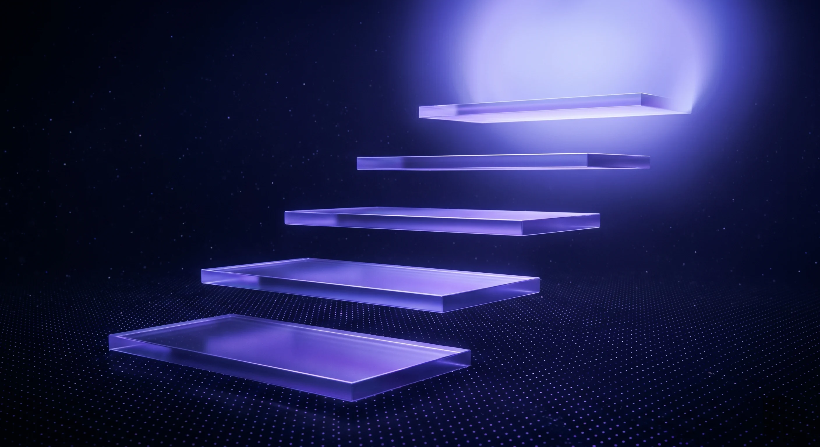 Editorial illustration of a stacked five-step ladder labelled Schema, Wikipedia, Top-X Lists, Reddit and LinkedIn, YouTube — rising toward an AI answer halo at the top.